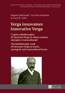 Verga Innovatore Innovative Verga Peter Lang Verlag