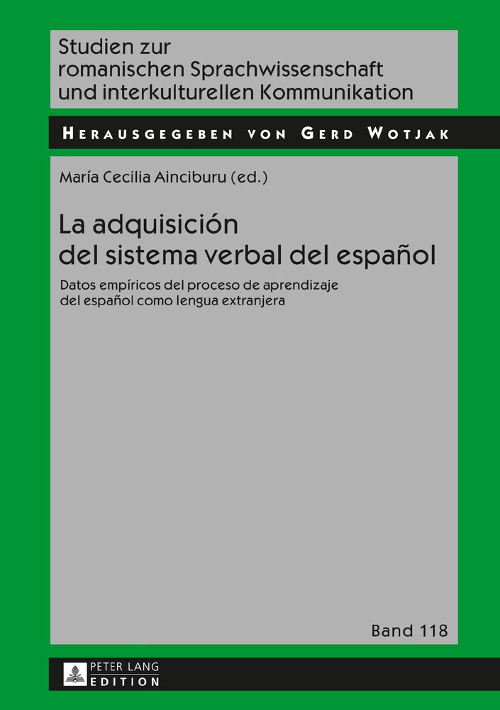 Title: La adquisición del sistema verbal del español