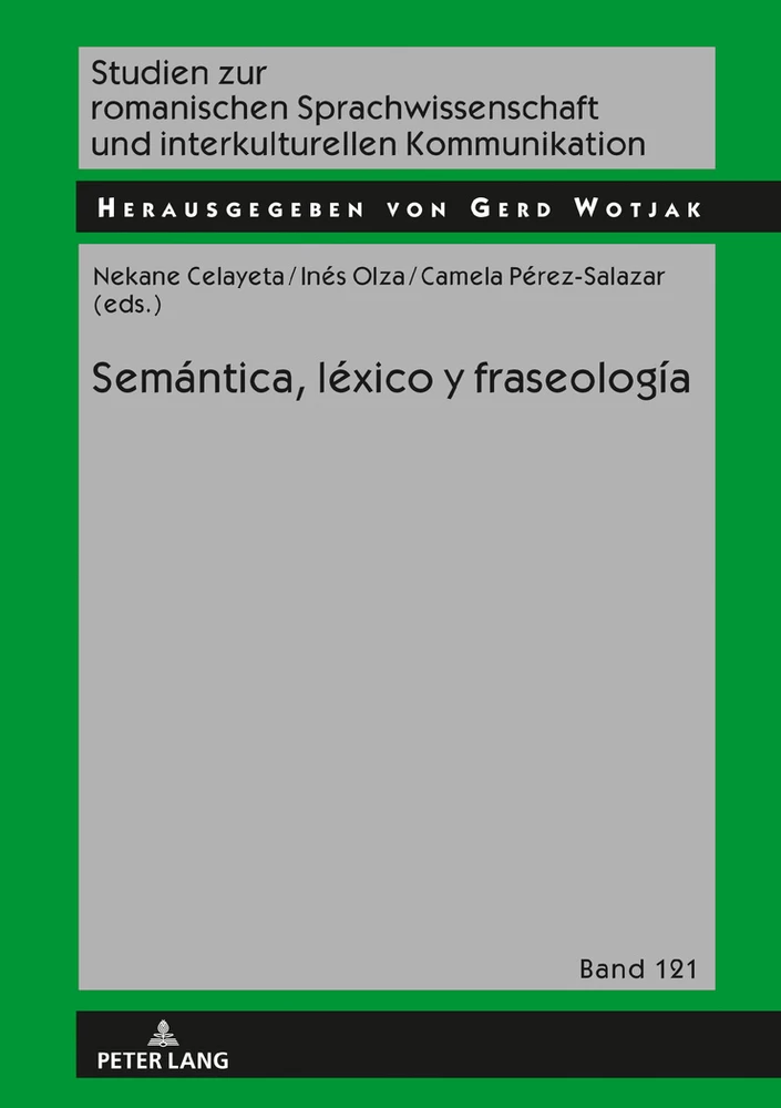 Title: Semántica, léxico y fraseología