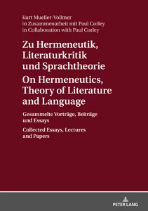 Title: Zu Hermeneutik, Literaturkritik und Sprachtheorie / On Hermeneutics, Theory of Literature and Language