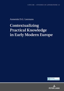 Title: Contextualizing Practical Knowledge in Early Modern Europe