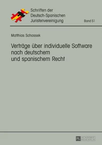 Title: Verträge über individuelle Software nach deutschem und spanischem Recht