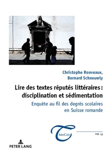 Title: Lire des textes réputés littéraires : disciplination et sédimentation