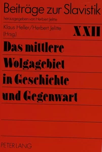 Title: Das mittlere Wolgagebiet in Geschichte und Gegenwart