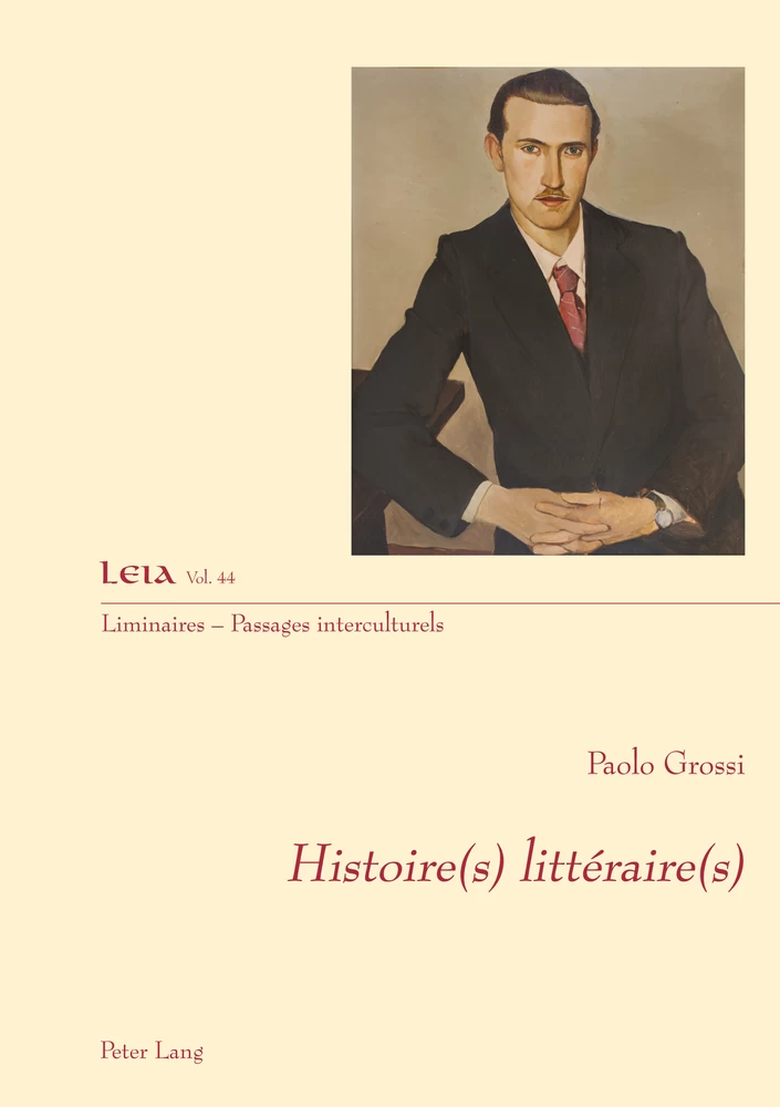 Histoire S Litteraire S Peter Lang Verlag