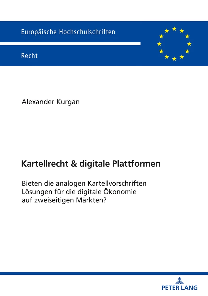 Titel: Kartellrecht & digitale Plattformen
