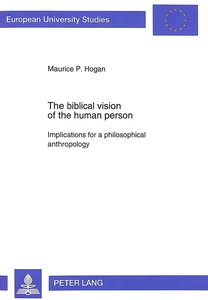 Title: The Biblical Vision of the Human Person