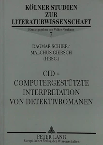 Title: CID - Computergestützte Interpretation von Detektivromanen
