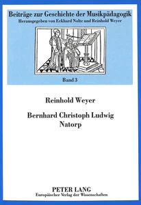 Title: Bernhard Christoph Ludwig Natorp
