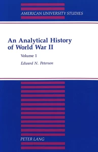 Title: An Analytical History of World War II