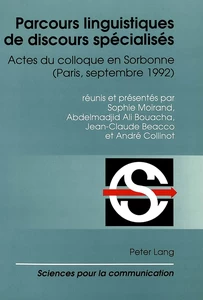 Title: Parcours linguistiques de discours spécialisés