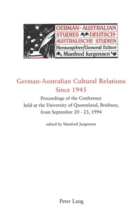 Title: German-Australian Cultural Relations Since 1945