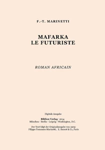 Title: Mafarka le futuriste: roman africain