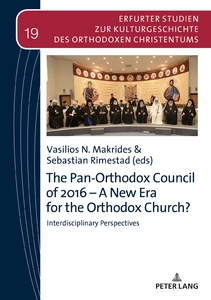 Title: The Pan-Orthodox Council of 2016 – A New Era for the Orthodox Church?