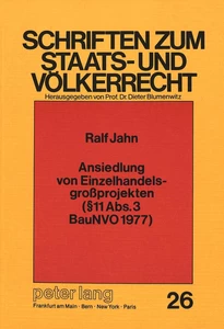 Title: Ansiedlung von Einzelhandelsgrossprojekten ( 11 Abs. 3 BauNVO 1977)