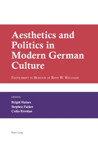 Title: Aesthetics and Politics in Modern German Culture