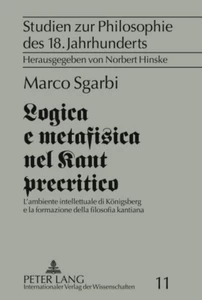 Title: Logica e metafisica nel Kant precritico