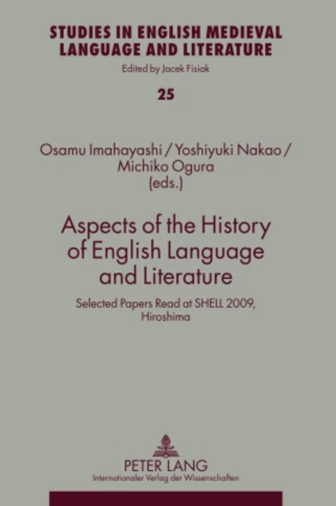 Title: Aspects of the History of English Language and Literature