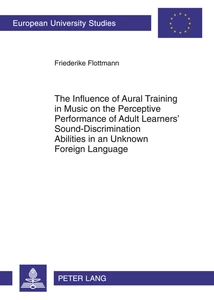 Title: The Influence of Aural Training in Music on the Perceptive Performance of Adult Learners’ Sound-Discrimination Abilities in an Unknown Foreign Language