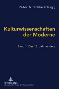Title: Kulturwissenschaften der Moderne