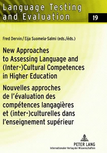 Title: New Approaches to Assessing Language and (Inter-)Cultural Competences in Higher Education / Nouvelles approches de l’évaluation des compétences langagières et (inter-)culturelles dans l’enseignement supérieur