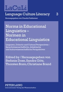 Title: Norms in Educational Linguistics – Normen in Educational Linguistics