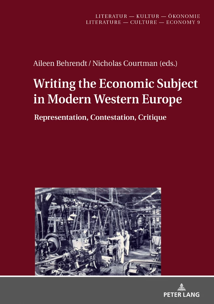 Title: Writing the Economic Subject in Modern Western Europe