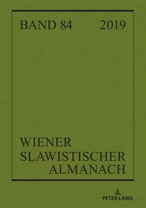Title: Wiener Slawistischer Almanach Band 84/2019