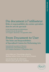 Title: Du document à l’utilisateur- From Document to User