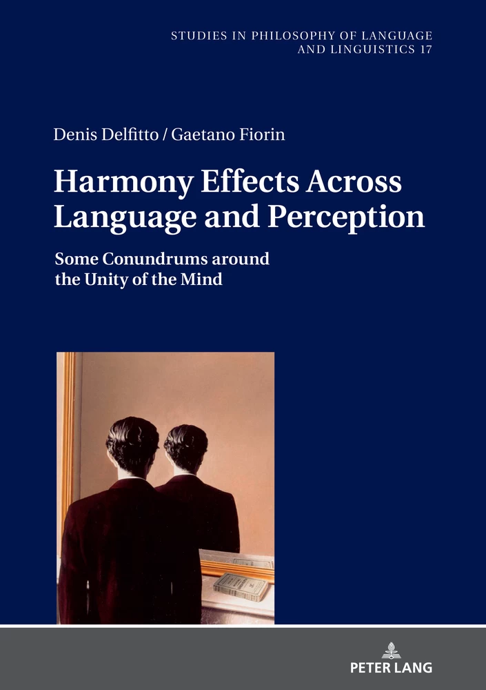 Harmony Effects Across Language And Perception Peter Lang Verlag