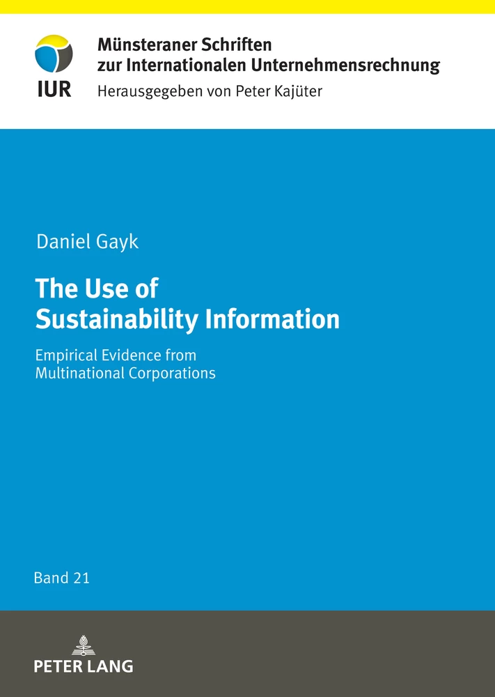 Title: The Use of Sustainability Information