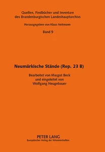 Title: Neumärkische Stände (Rep. 23 B)