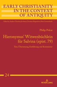 Title: Hieronymus' Witwenbüchlein für Salvina (epist. 79)