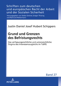 Title: Grund und Grenzen des Befristungsrechts