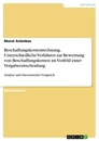 Titel: Beschaffungskostenrechnung. Unterschiedliche Verfahren zur Bewertung von Beschaffungskosten im Vorfeld einer Vergabeentscheidung