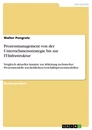 Titel: Prozessmanagement von der Unternehmensstrategie bis zur IT-Infrastruktur