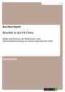 Titel: Bioethik in der VR China