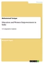 Titel: Education and Women Empowerment in India