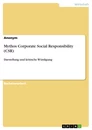 Titel: Mythos Corporate Social Responsibility (CSR)