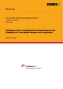 Titel: Influences of Firm- and Macro-Level Determinants on the Probability of Cross-Border Mergers and Acquisitions