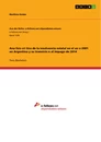 Titel: Análisis crítico de la insolvencia estatal en el año 2001 en Argentina y su transición al impago de 2014