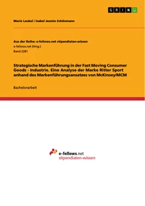 Strategische Markenfuhrung In Der Fast Moving Diplomarbeiten24 De Diplomarbeiten24 De