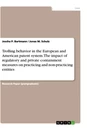 Titel: Trolling behavior in the European and American patent system. The impact of regulatory and private containment measures on practicing and non-practicing entities