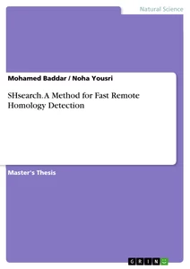 Titel: SHsearch. A Method for Fast Remote Homology Detection