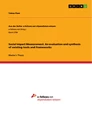 Titel: Social Impact Measurement. An evaluation and synthesis of existing tools and frameworks