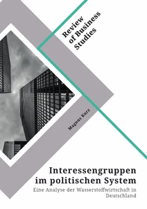 Titel: Interessengruppen im politischen System. Eine Analyse der Wasserstoffwirtschaft in Deutschland