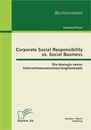 Titel: Corporate Social Responsibility vs. Social Business: Die Analogie zweier Unternehmensverantwortungskonzepte