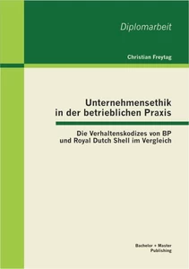 Titel: Unternehmensethik in der betrieblichen Praxis: Die Verhaltenskodizes von BP und Royal Dutch Shell im Vergleich