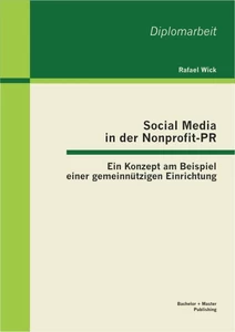 Social Media In Der Nonprofit Pr Ein Konzept Am Beispiel Einer