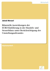 Titel: Bilanzielle Auswirkungen der EURO-Einführung in der Handels- und Steuerbilanz unter Berücksichtigung des Umstellungaufwandes
